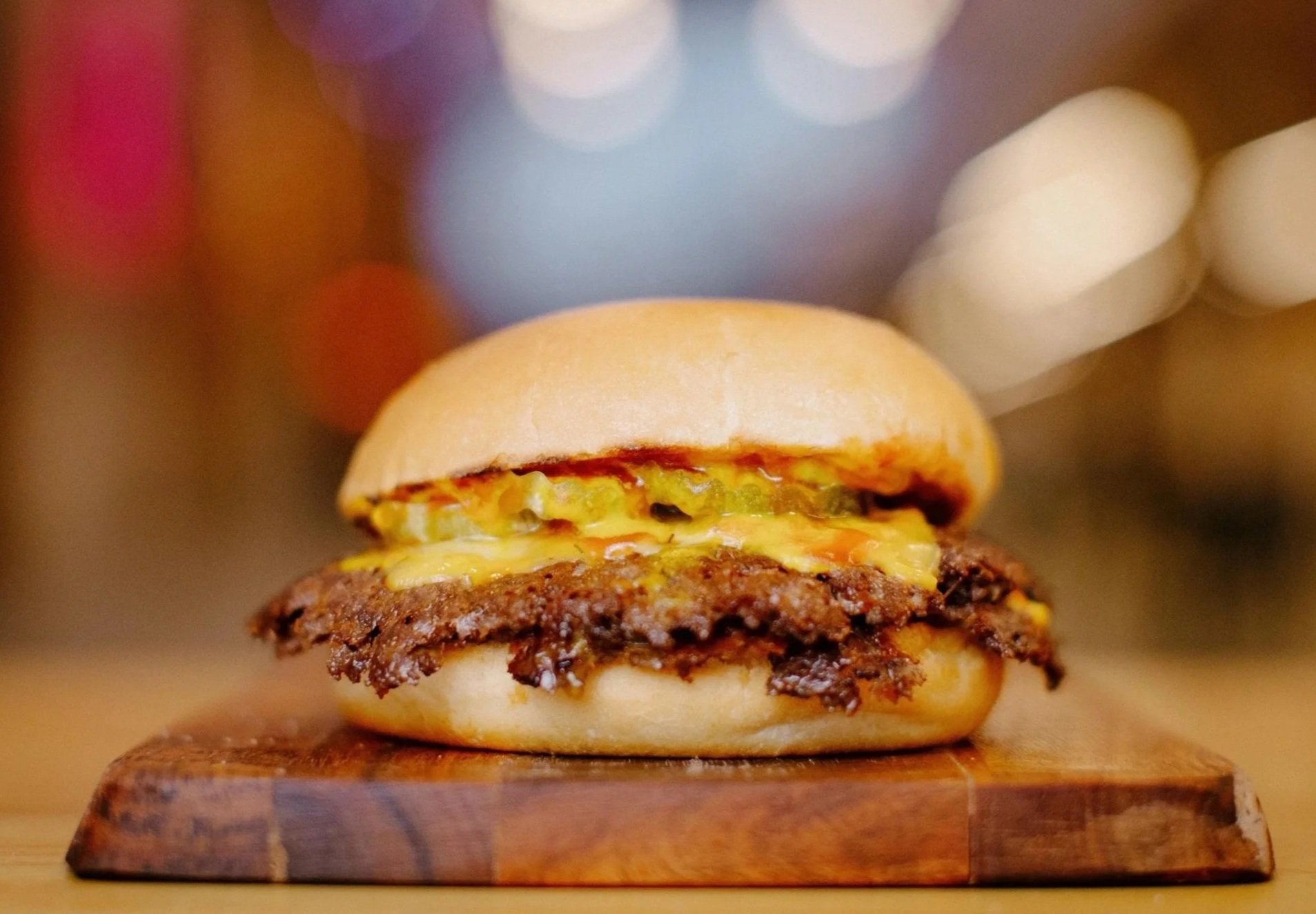 A Total Meltdown burger