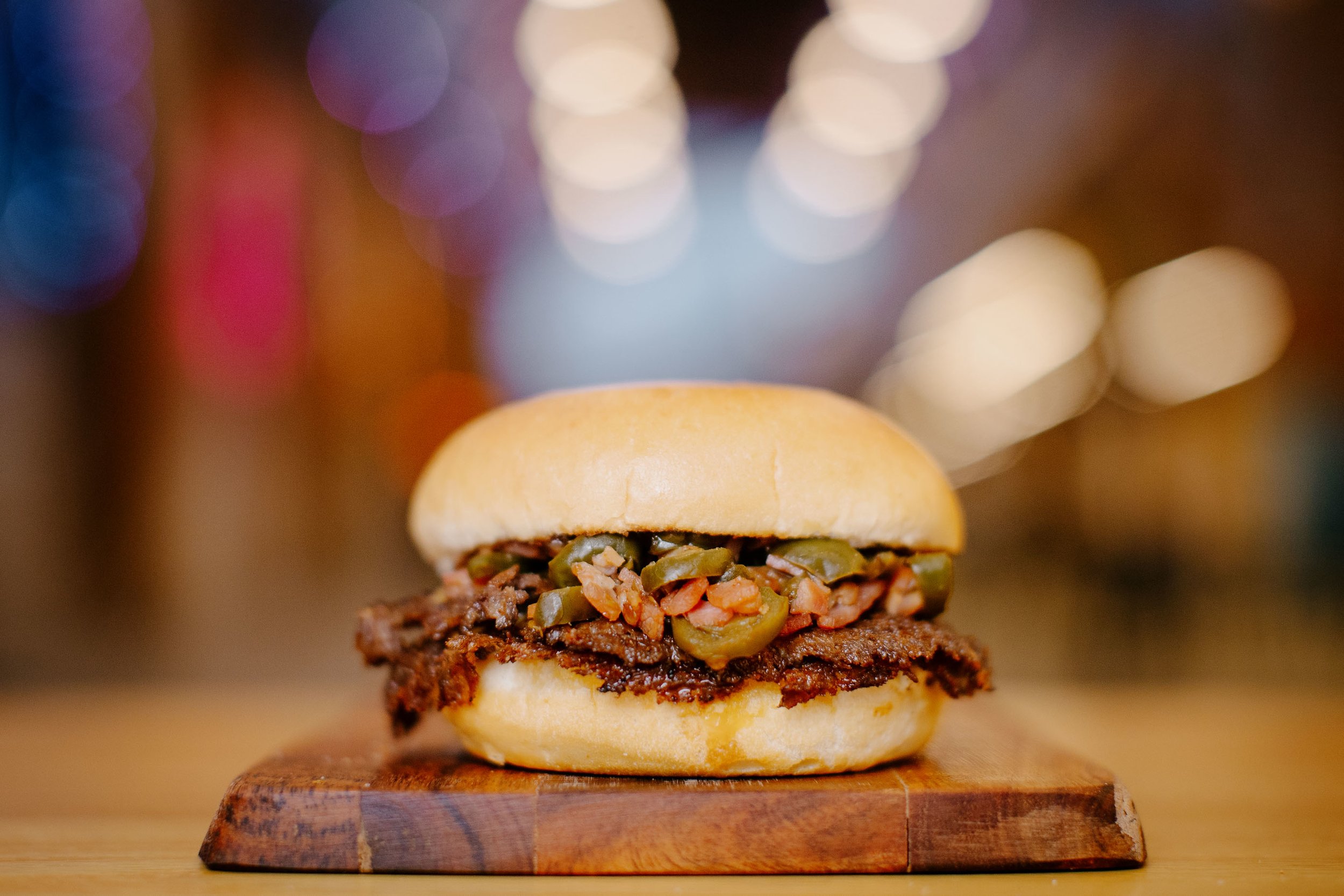 War on Hunger burger