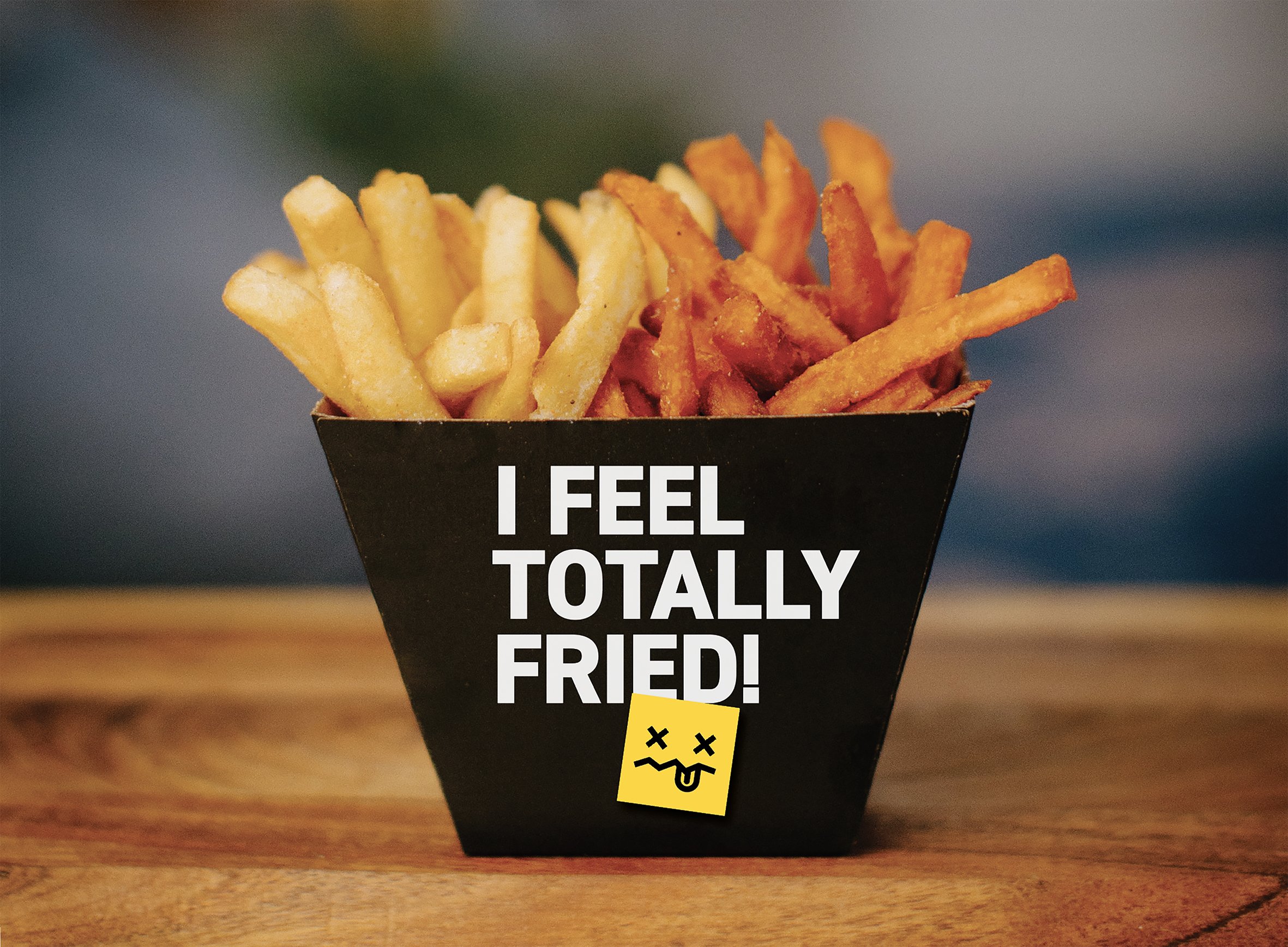 Totally fried fries